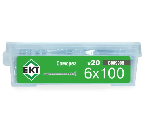 Саморез дистанционный ЕКТ 6х100 (20 шт) B009908