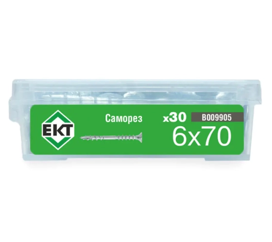 Саморез дистанционный ЕКТ 6х70 (30 шт) B009905