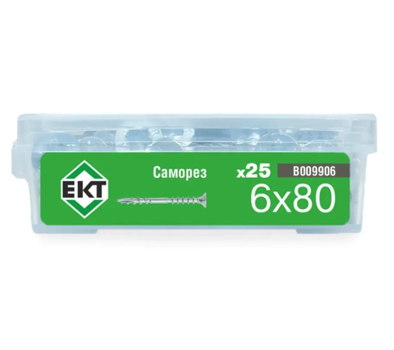 Саморез дистанционный ЕКТ 6х80 (25 шт) B009906