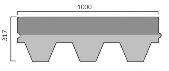 Гибкая черепица Технониколь Оптима, красный, 3 м² (0701)