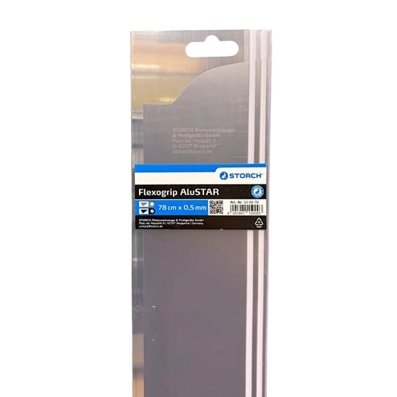 Сменное лезвие для шпателя 780х0,5 мм (с прямыми краями) STORCH AluSTAR BLACK 326678