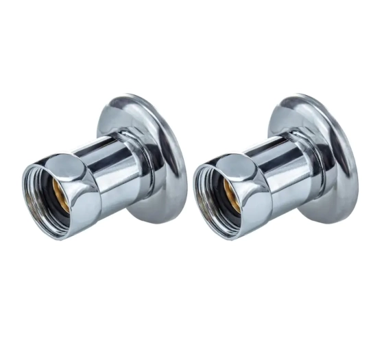 Комплект фитингов для полотенцесушителя Luxon (прямая)  1"х 1/2"