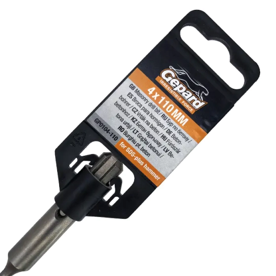 Сверло SDS-plus 4х50х110 мм Gepard (GP0104-110)