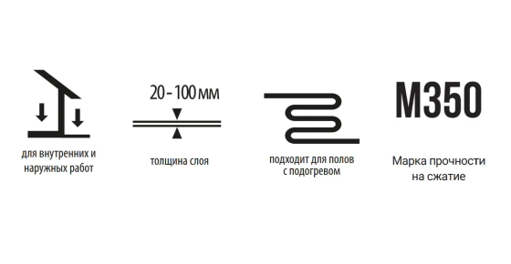 Стяжка Тайфун Мастер 44 PLUS М350, 25 кг