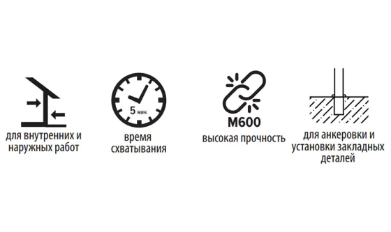 Монтажный состав быстротвердеющий Тайфун Мастер МОНТАЖ, 2 кг
