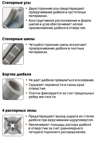 Дюбель распорный 6х35 Чапай (200 шт)