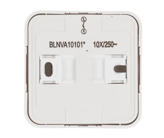 Выключатель одноклавишный Systeme Electric Blanca BLNVA101011