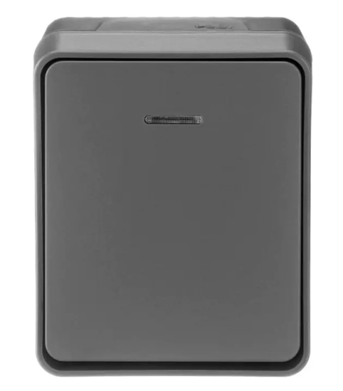 Выключатель 1-кл с подсветкой Systeme Electric AtlasDesign ATN544013 IP54