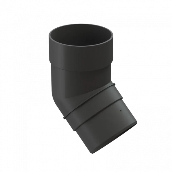Колено 45º Docke PREMIUM RAL 7024 (графит)