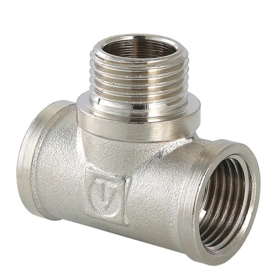 Тройник Valtec с переходом на нар. р. 3/4" вн.-нар.-вн.