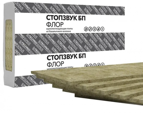 Плита шумопогл. СтопЗвук БП Флор 20 мм (5,76 м²)