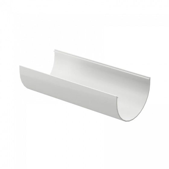 Желоб водосточный Docke PREMIUM RAL 9003 (пломбир) 3 м