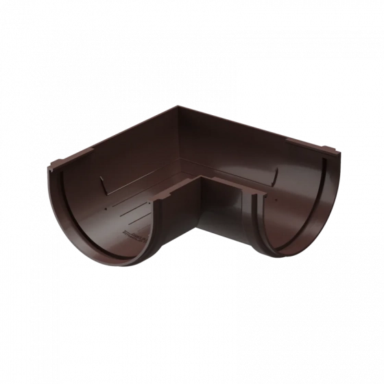 Угловой элемент 90º Docke PREMIUM RAL 8019 (шоколад)