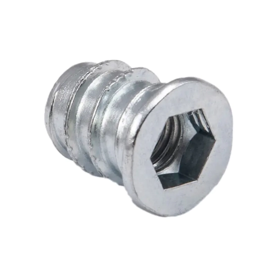 Гайка Rampa М6x10x13 с шестигран. углублением с буртиком AKS (61503) 10 шт