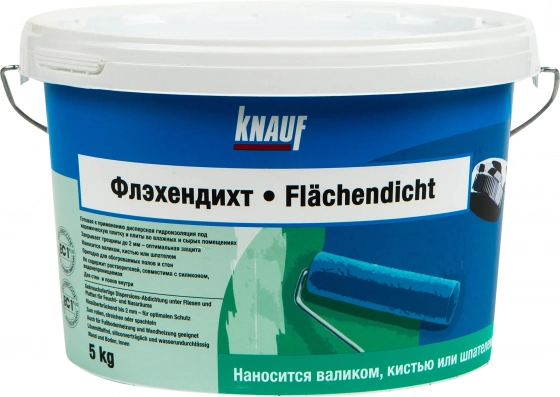Гидроизоляционная мастика KNAUF-Флэхендихт, 5 кг