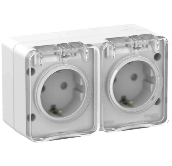 Розетка IP54 Systeme Electric AtlasDesign ATN540126 с/з