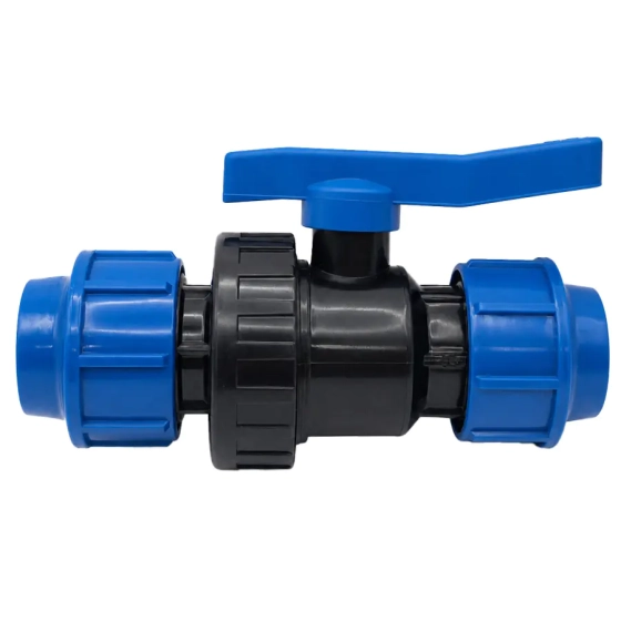 Компрессионный кран для ПЭ труб LAMMIN 25 Lm34101025025