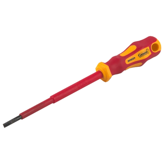 Отвертка диэлектрическая SL4x100 General 1000V (901012)
