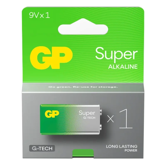Батарейка 9V GP Super 6LR61/1604AETA21