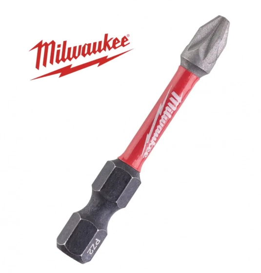 Бита для шуруповерта Shockwave Impact Duty PZ2 50 мм Milwaukee (1 шт)