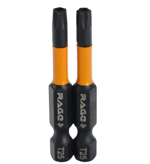Бита торсионная Torx T25 S2x50 мм RAGE by VIRA (554148) 2 шт