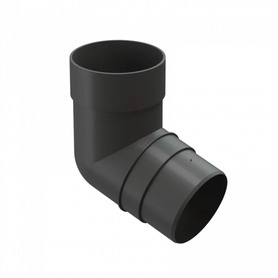 Колено 72º Docke PREMIUM RAL 7024 (графит)