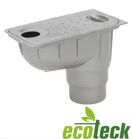 Трап уличный 300х170х235 (металлик) Ecoteck