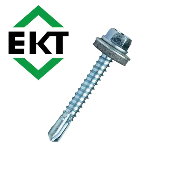 Саморез кровельный ЕКТ 5,5х38, цинк (50 шт), B004411