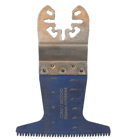 Полотно пильное погружное по древесине 65x40 мм 14TPI CrV Hilberg HR6644