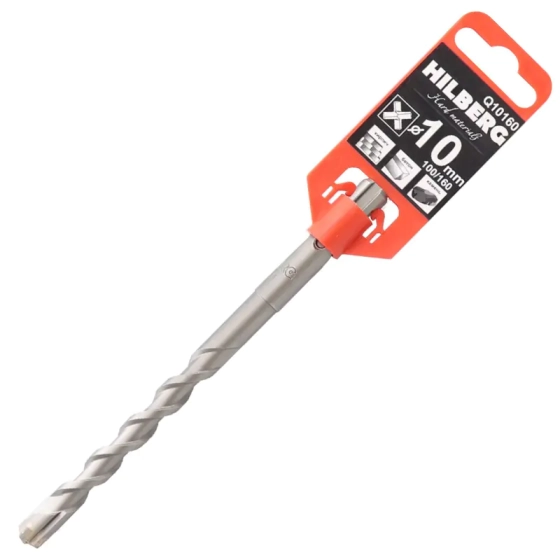 Сверло SDS-plus Quadro 10х100х160 мм Hilberg (Q10160)