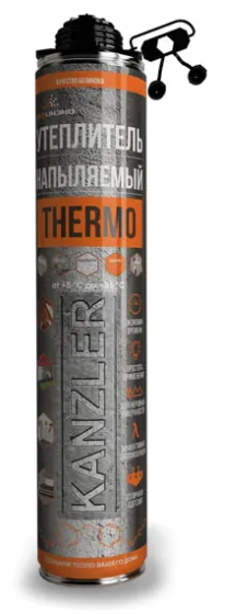 Напыляемый утеплитель KANZLER Thermo, 850 мл