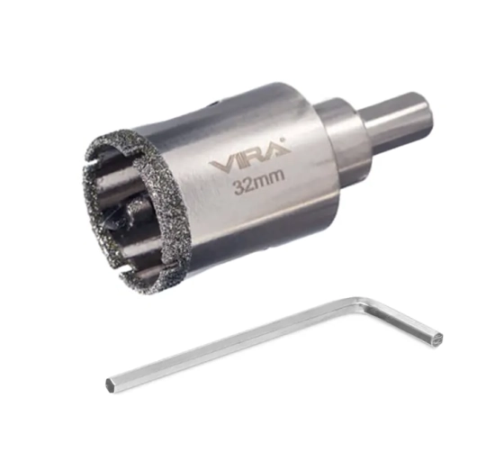Коронка алмазная 32 мм по керамике, керамограниту, камню VIRA 559515