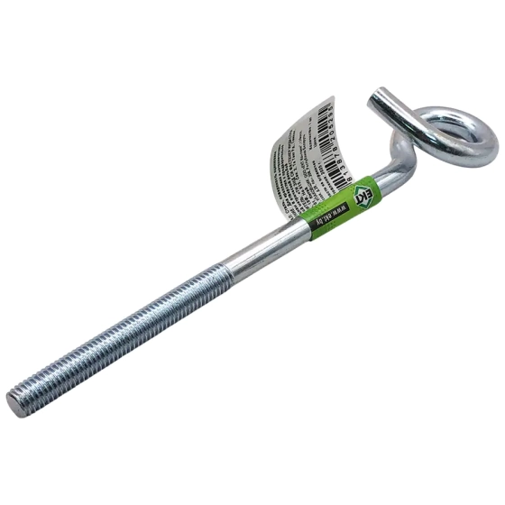 Крюк качельный с метрической резьбой M10 х 160 (1 шт) B010062