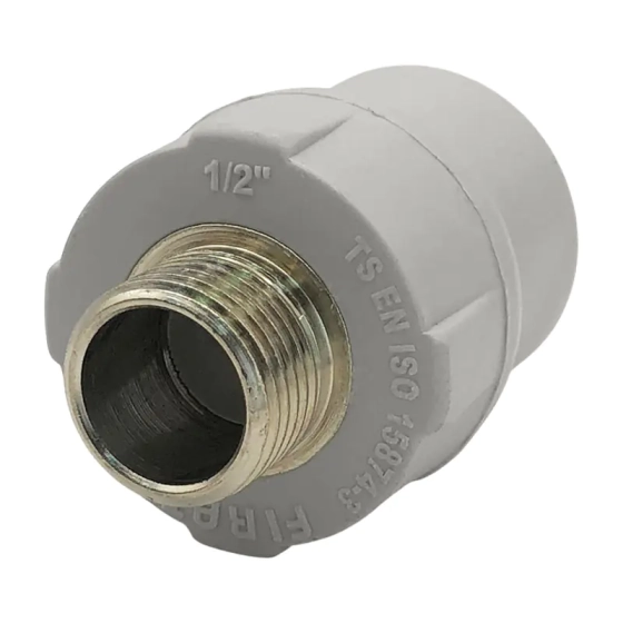 Муфта комбинированная с наружной резьбой 25х1/2" FIRAT ПП