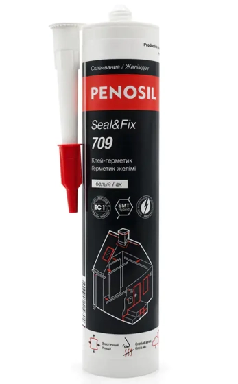 Клей-герметик Penosil Premium Seal&Fix 709 универсальный (белый) 290 мл