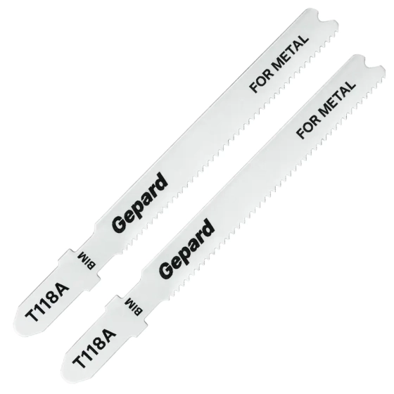 Пилка для лобзика по металлу T118А Gepard GP0632-01 (2 шт)