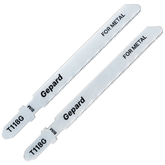 Пилка для лобзика по металлу T118G Gepard GP0632-03 (2 шт)
