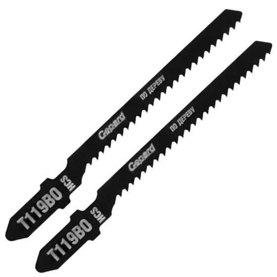 Пилка для лобзика по дереву T119BO Gepard GP0620-12 (2 шт)