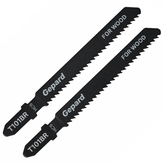 Пилка для лобзика по дереву T101BR Gepard GP0631-05 (2 шт)