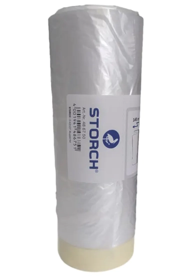 Пленка укрывочная Storch CQ Folie с клейкой лентой 1,40х33 м (46,2 м²)