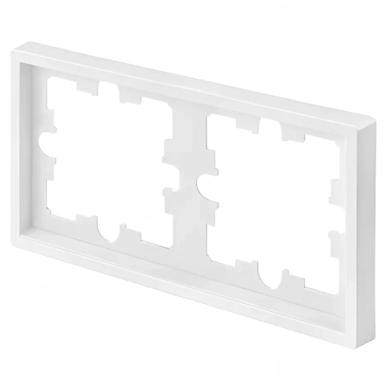 Рамка для розетки и выключателя Bylectrica CARRE (двухместная)