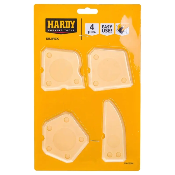 Набор шпателей для герметика и силикона 4 шт Hardy Silifex 2090-520004