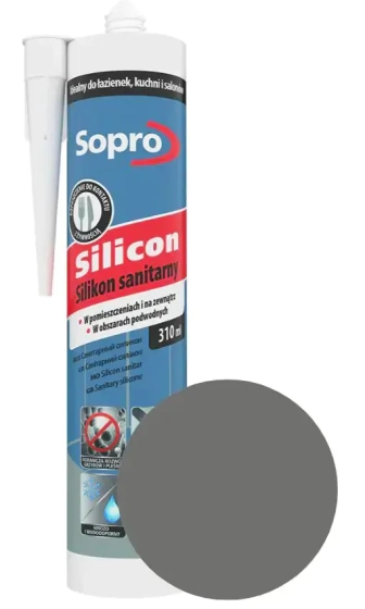 Герметик силиконовый Sopro 64 (базальт) 310 мл