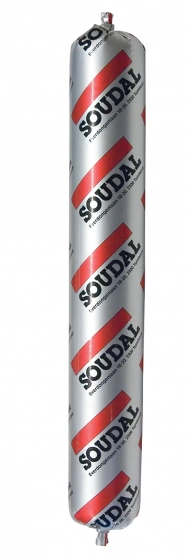 Клей-герметик полиур. Soudal Soudaflex 40FC черный 600 мл (колбаса)