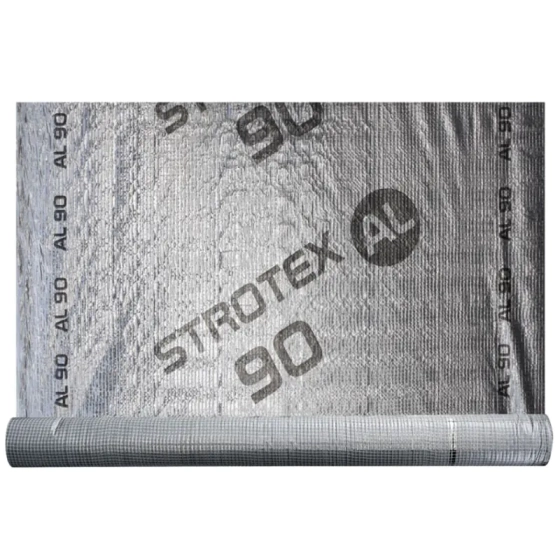 Пароизоляция армированная Strotex AL 90, 75 м²