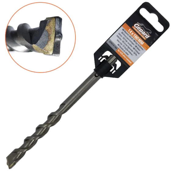 Сверло SDS-plus 14х100х160 мм Gepard (GP0114-160)