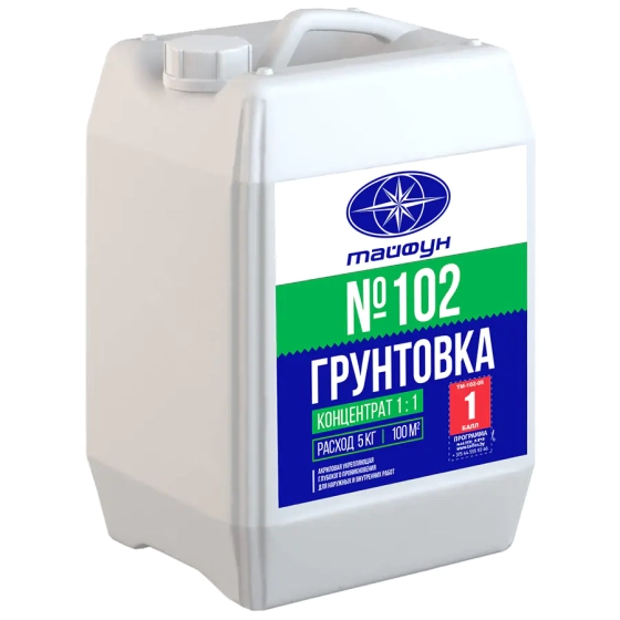 Грунтовка Тайфун Мастер №102 (концентрат 1:1) 5 кг