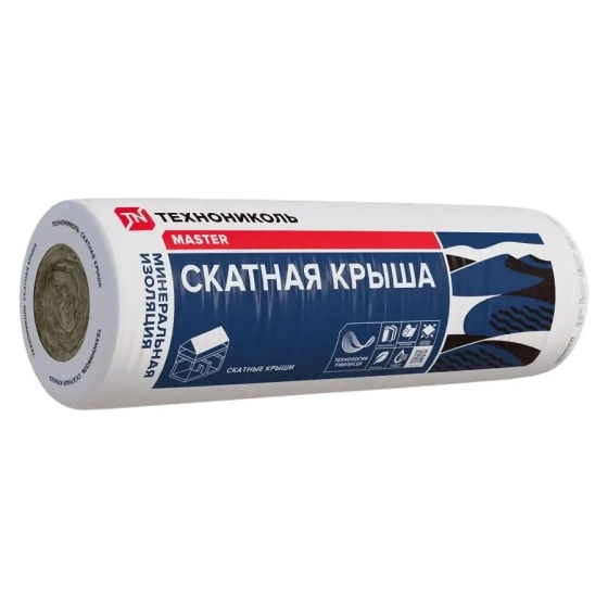 Минеральная вата Технониколь Скатная крыша 150 мм (рулон 4,68 м²)