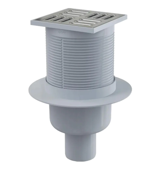 Трап для душа Alcaplast вертикальный 105x105/50 APV2 BL 01