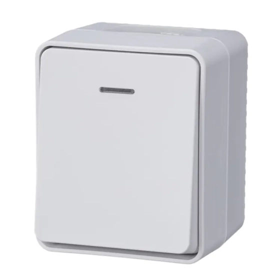 Выключатель 1-кл с подсветкой Systeme Electric AtlasDesign ATN540113 IP54